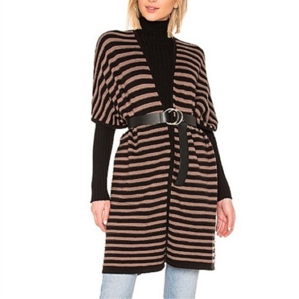NWT Lovers + Friends Ventura Poncho Long Cardigan Size Small Oversized